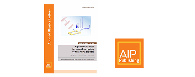 Une nouvelle façon de traiter des signaux TeraHertz en couverture d’Applied Physics Letters